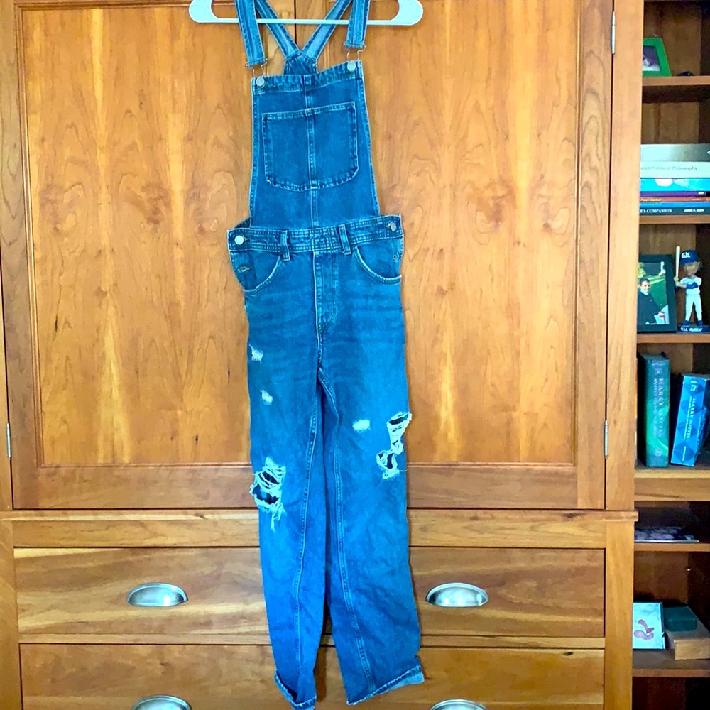 &Denim overalls size 2